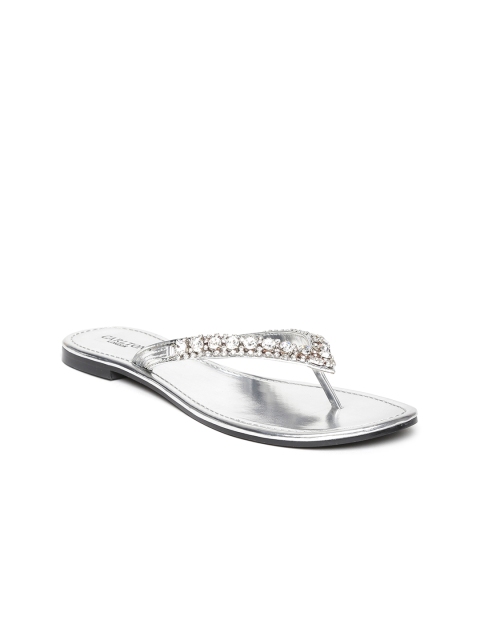 

Carlton London Women Silver-Toned Embellished Flats