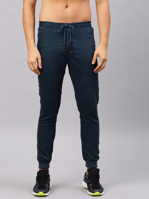 

HRX by Hrithik Roshan Men Navy Regular Fit Solid Joggers, Navy blue