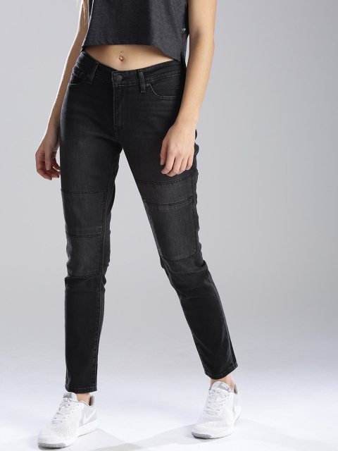 

Levis Women Black Skinny Fit Mid-Rise Clean Look Stretchable Jeans