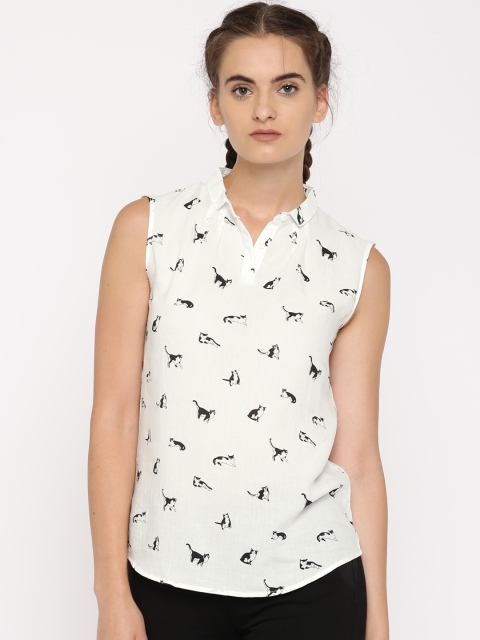 

Levis Women White Printed Top