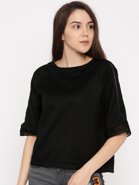 

Levis Women Black Solid Top