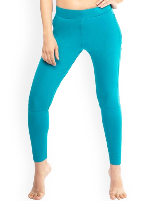 

La Aimee Women Blue Buddy Hug Skinny Fit Trousers
