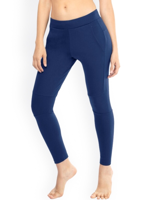 

La Aimee Women Blue Buddy Hug Skinny Fit Trousers