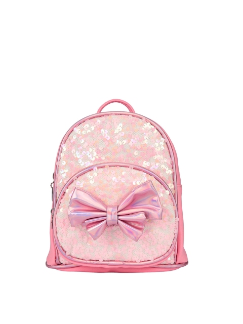 

Kids On Board Girls Pink Embellished Backpack