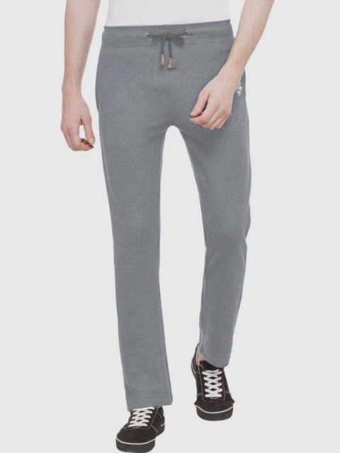 

Status Quo Men Grey-Melange Solid Regular Fit Track Pant