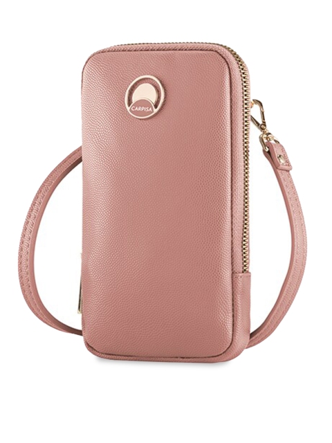 

CARPISA Pink Structured Sling Bag