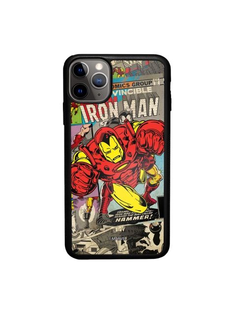 

macmerise Red Printed Comic Ironman Design iPhone 11 Pro Bumper Phone Back Case