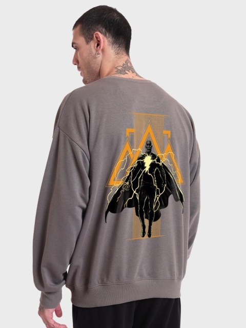 

Bewakoof Men Grey Printed Sweatshirt