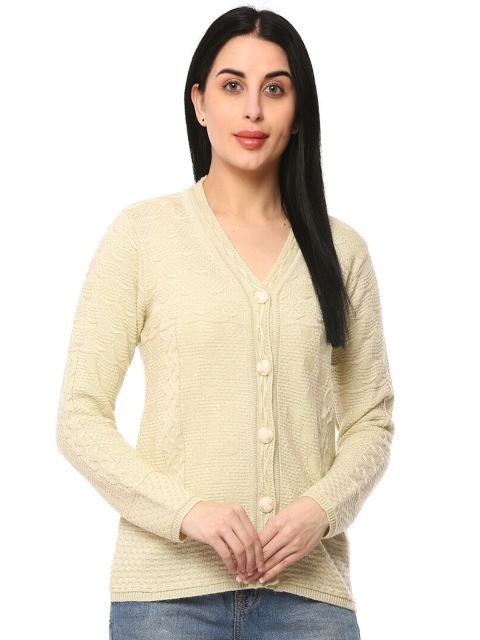 

GLAMAZE Women Beige Cardigan