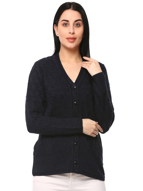 

GLAMAZE Women Black Cardigan