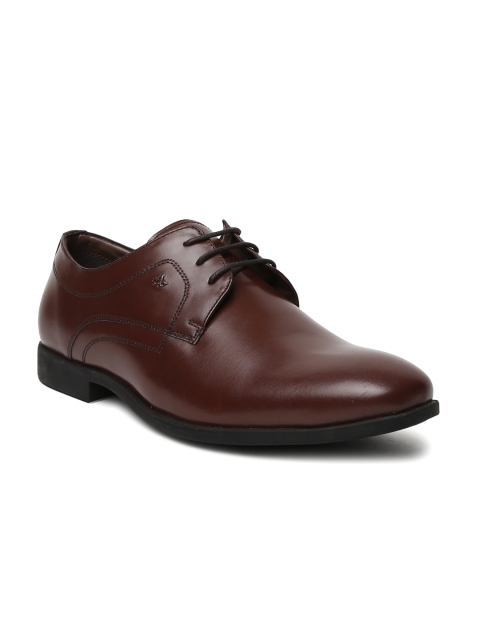 

Arrow Men Brown Hobbs Leather Derby Shoes