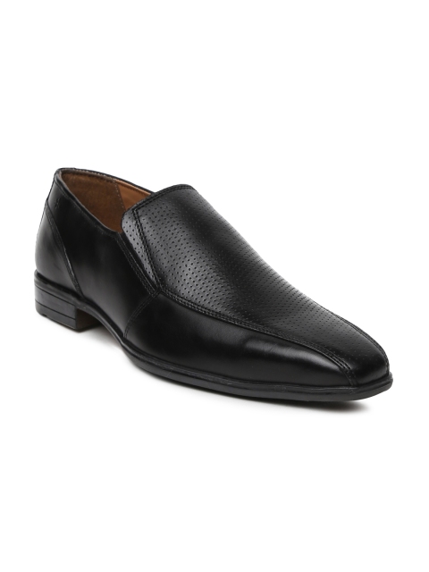

Arrow Men Black Jamie Leather Formal Slip-Ons