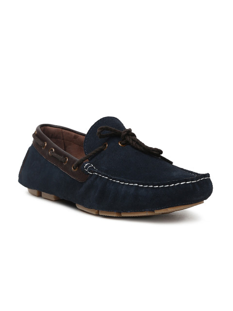 

U.S. Polo Assn. Men Navy Blue Victor Suede Driving Shoes