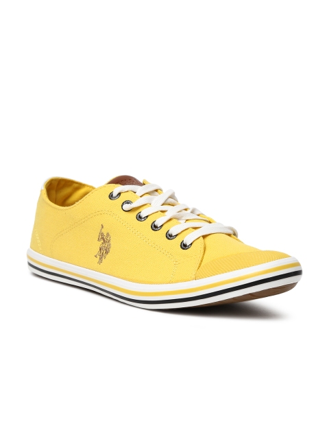

U.S. Polo Assn. Men Yellow Michael Sneakers