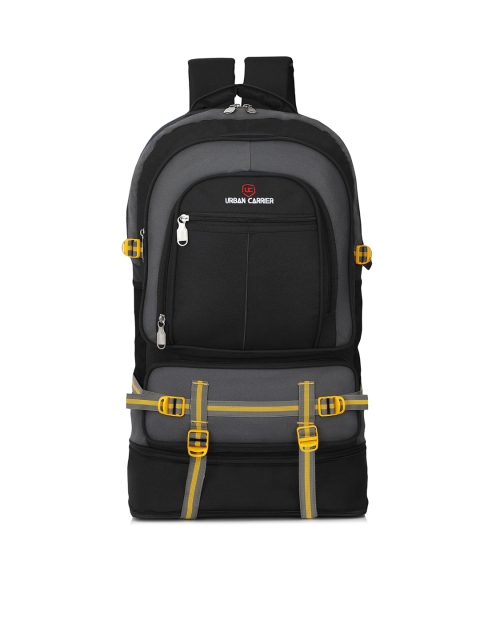 

URBAN CARRIER Adults Grey & Black Colorblocked Rucksack