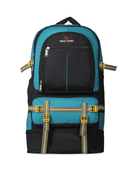 

URBAN CARRIER Black & Blue Colourblocked Rucksack