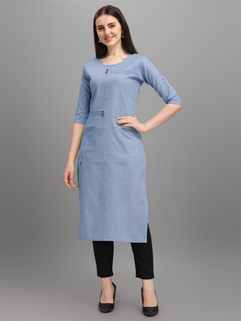

Fashion FRICKS Women Blue Kurti