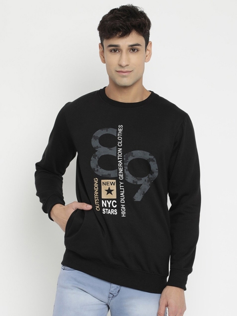 

V2 Value & Variety Men Black Printed Sweatshirt