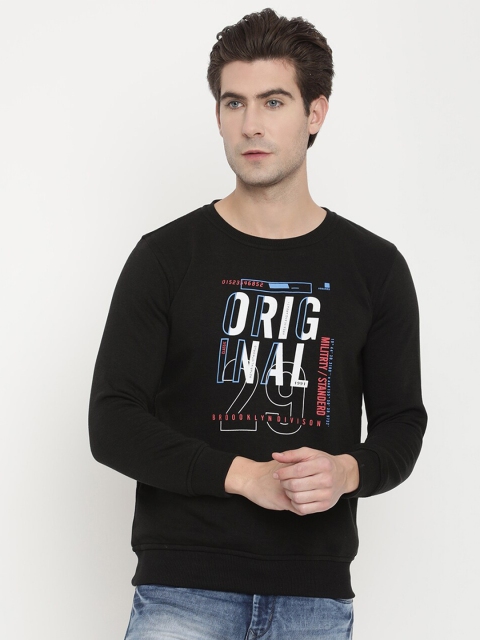 

V2 Value & Variety Men Black Printed Sweatshirt