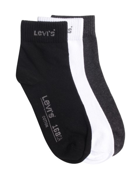 

Levis Men Set of 3 Ankle-Length Socks, White