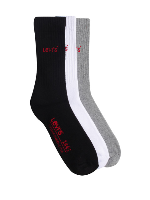 

Levis Men Set of 3 Above Ankle-Length Socks, Grey