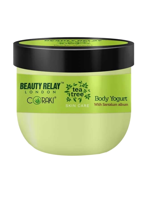 

BeautyRelay London Skin Whitening Body Yogurt With Tea Tree, Green