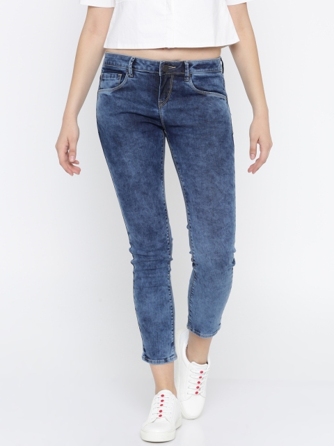 

Moda Rapido Women Blue Skinny Fit Mid-Rise Clean Look Stretchable Jeans