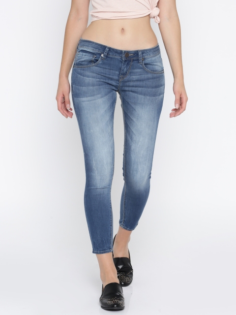 

Moda Rapido Women Blue Skinny Fit Mid-Rise Clean Look Stretchable Jeans