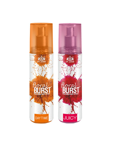 

St. John Set Of 2 Floral Perfumed Body Spray 150 ml Each, Mustard