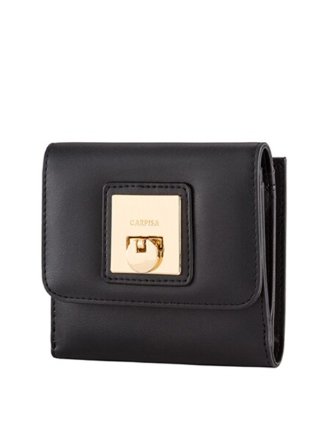 

CARPISA Women Black & Gold-Toned Envelope