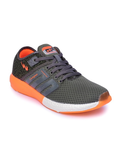

Campus Men Grey Battle Running Shoes