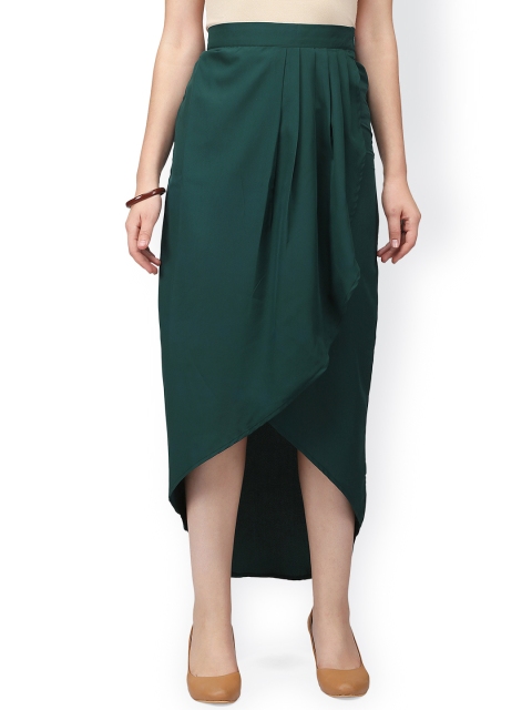 

Eavan Green Pleated Midi Tulip Skirt