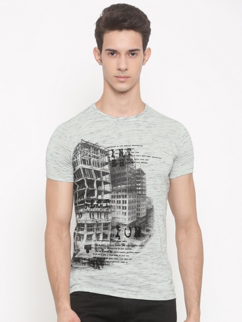 

Status Quo Men Grey Printed T-shirt