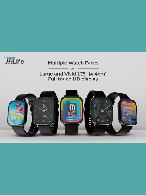

HiLife Black G1with Bluetooth Calling Smart Watches