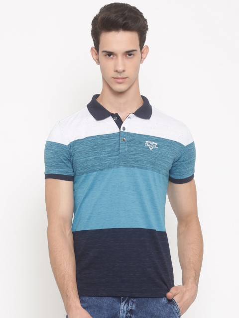 

Status Quo Men Blue Polo Collar T-shirt