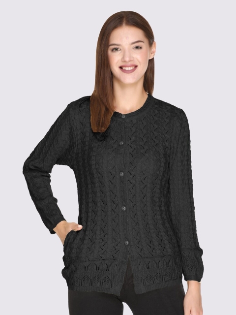 

GODFREY Women Black Cardigan Sweaters