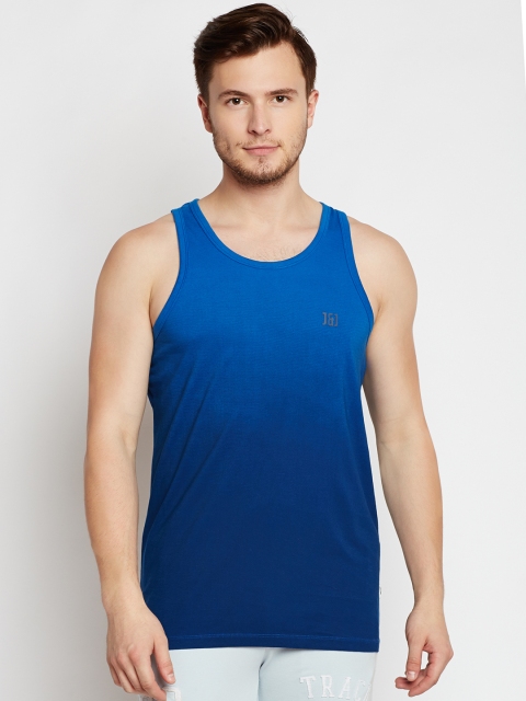 

Jack & Jones Men Blue Dyed Round Neck T-shirt