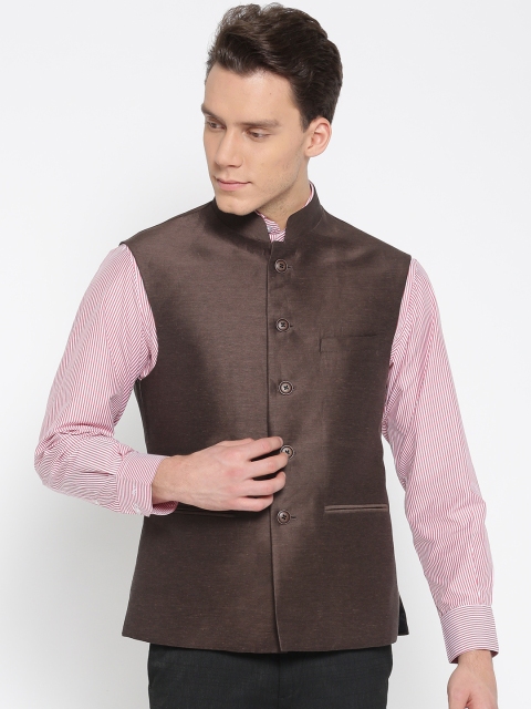 

Raymond Brown Contemporary Fit Nehru Jacket