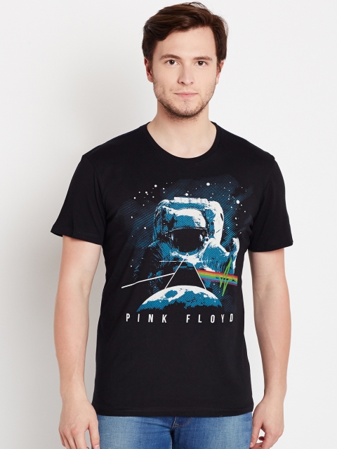 

Free Authority Men Black Pink Floyd Printed T-shirt