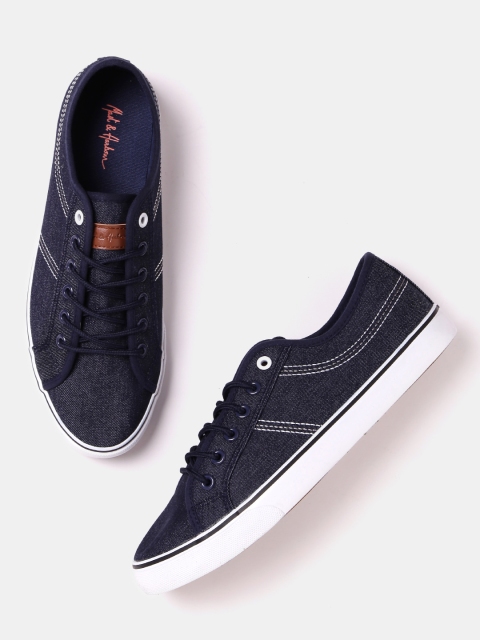

Mast & Harbour Men Navy Blue Sneakers