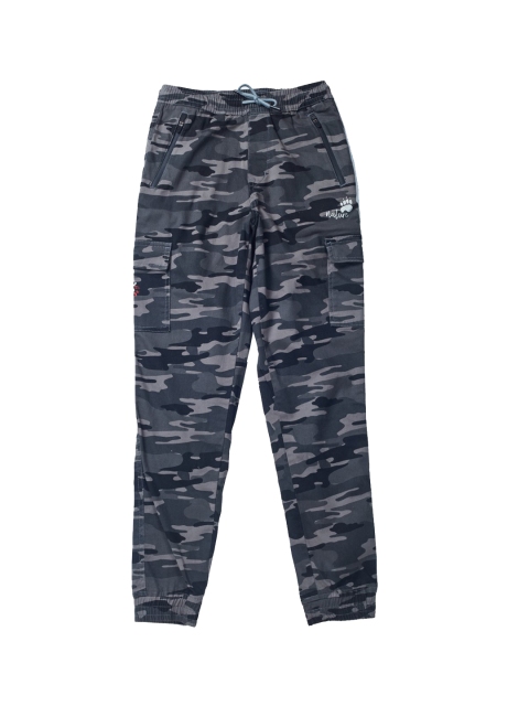 

Gini and Jony Boys Grey Camouflage Printed Joggers Trouser