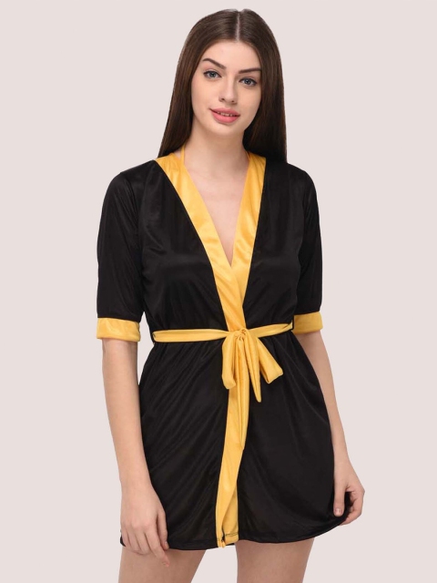 

YOU FOREVER Women Black Nightdress