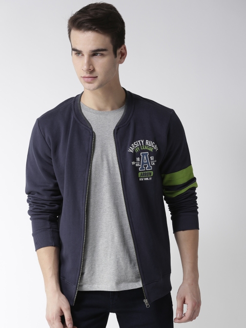 

Arrow Sport Men Navy Blue Embroided Sweatshirt