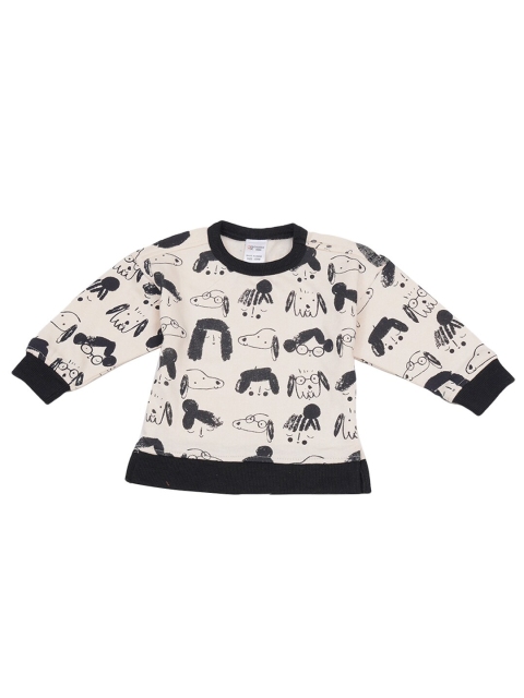 

Creative Kids Boys Off White Printed Organic Cotton Sweatshirt