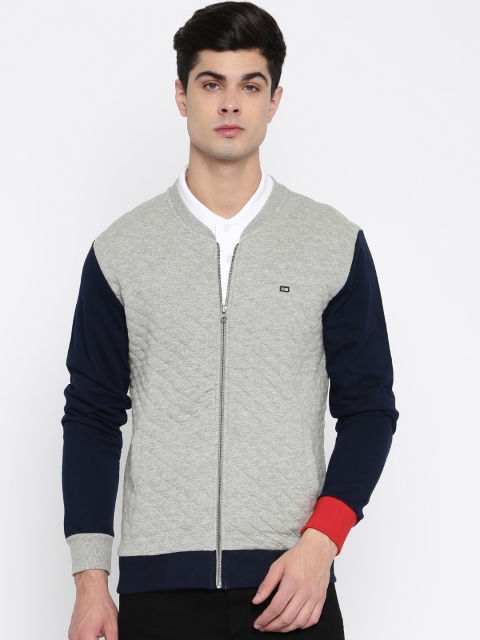 

Arrow Sport Men Grey Melange Solid Sweatshirt