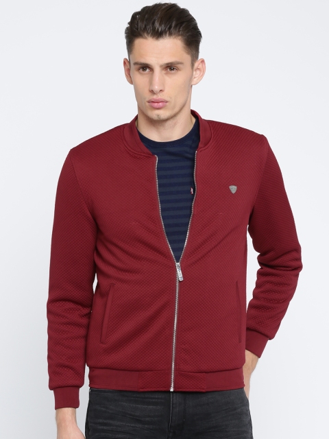 

Arrow Sport Men Red Solid Bomber