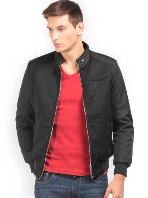 

Arrow New York Men Black Solid Bomber