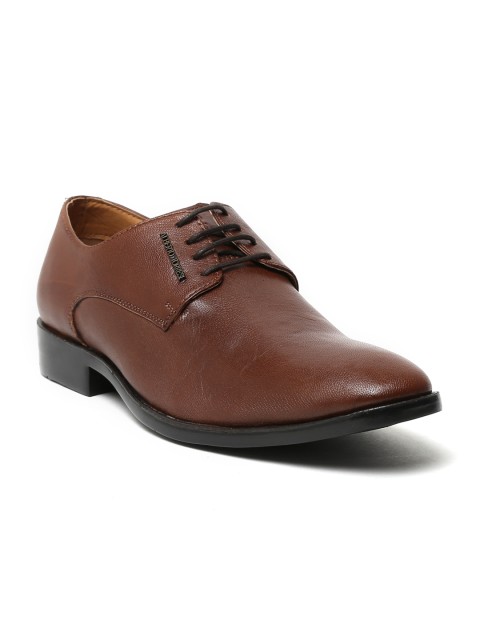 

Alberto Torresi Men Brown Leather Derby Shoes