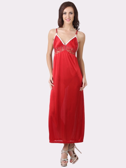 

Fasense Women Red Nightdress