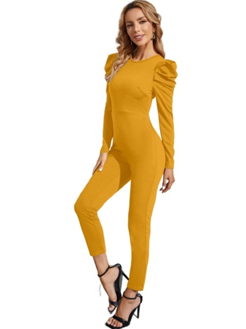 

LOOKFIELD Yellow Basic Jumpsuit